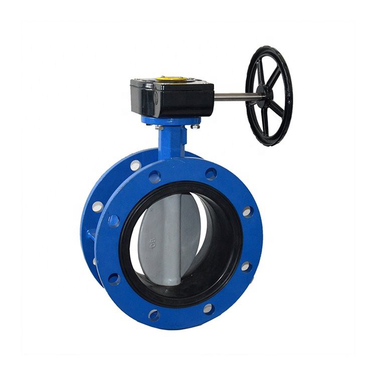 Double Flanged Eccentric Butterfly Valve