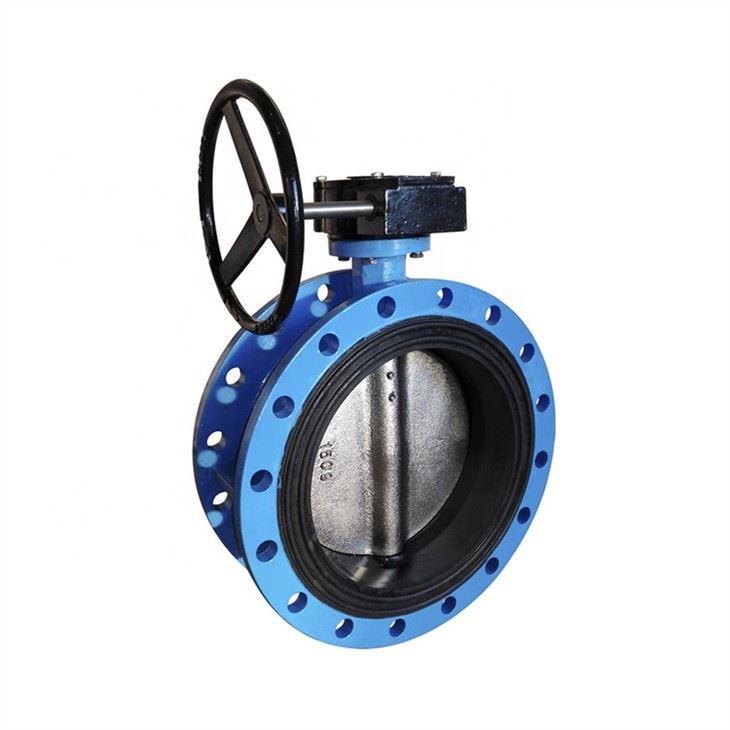 Double Flanged Eccentric Butterfly Valve