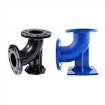 Ductile Iron Double Flange Duckfoot Bend Elbow